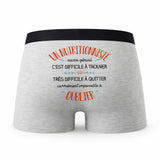 Caleçon Un Nutritionniste Aussi Génial - Humour Boxer Gris Idée Cadeau