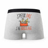 Caleçon Bricolage - Humour Boxer Gris Idée Cadeau Passion