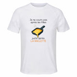 Maillot de Sport Homme Raclette - T-Shirt Respirant Polyester Manches Courtes - Cadeau Sportif Anniversaire Noël Fête des Pères