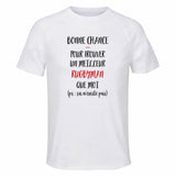 Maillot de Sport Homme Rugbyman Ca n'existe Pas Homme - T-Shirt Respirant Polyester Manches Courtes - Cadeau Sportif Anniversaire Noël Fête des Pères