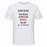 Maillot de Sport Homme pour Martial Ca n'existe Pas Homme - T-Shirt Respirant Polyester Manches Courtes - Cadeau Sportif Anniversaire Noël Fête des Pères