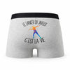 Caleçon Lancer du Javelot - Humour Boxer Gris Passion Idée Cadeau
