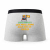 Caleçon Les Meilleurs sont Nés en - Humour Boxer Gris Idée Cadeau