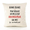 Housse de Coussin Premium Ergothérapeute ça n'existe Pas Homme - Coton Canvas Fairtrade Beige Idée Cadeau Décoration Canapé