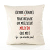 Housse de Coussin Premium Melvin ça n'existe Pas Homme - Coton Canvas Fairtrade Beige Idée Cadeau Décoration Canapé