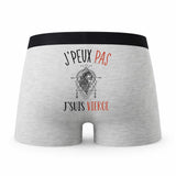 Caleçon Signe Vierge - Humour Boxer Gris Idée Cadeau Passion