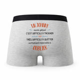 Caleçon Un Johnny Aussi Génial - Humour Boxer Gris Idée Cadeau