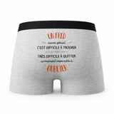 Caleçon Un Fred Aussi Génial - Humour Boxer Gris Idée Cadeau