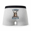 Caleçon Le Chirurgien Panda Grain - Humour Boxer Gris Idée Cadeau - Taille L