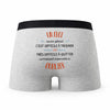 Caleçon Un Eloi Aussi Génial - Humour Boxer Gris Idée Cadeau