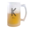 Verre à Bière Kilian Lettre Littérature | Chope de Bière Pinte | Idée Cadeau Prénom Livre Lecture Anniversaire Papa Collègue Départ Retraite Noël