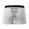 Caleçon Dylan ça n'existe Pas Homme - Humour Boxer Gris Idée Cadeau