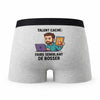 Caleçon Talent Cache Faire Semblant - Humour Boxer Gris Idée Cadeau