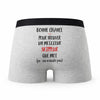 Caleçon Skippeur ça n'existe Pas Homme - Humour Boxer Gris Idée Cadeau