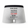 Caleçon Sage-Femme ça n'existe Pas Homme - Humour Boxer Gris Idée Cadeau