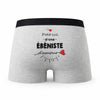 Caleçon Ebeniste d'amour - Humour Boxer Gris Idée Cadeau