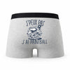 Caleçon Paintball - Humour Boxer Gris Idée Cadeau Passion