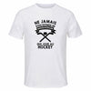 Maillot de Sport Homme Hockey Quinquagenaire - T-Shirt Respirant Polyester Manches Courtes - Cadeau Sportif Anniversaire Noël Fête des Pères