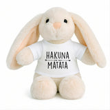 Peluche Lapin Bébé Doudou Hakuna Matata Fleche Cadeau Naissance Nouveau-Né Baby Shower