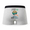 Caleçon Sauver Notre Humour Boxer Gris Idée Cadeau Passion