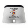 Caleçon Tir A L_Arc - Humour Boxer Gris Idée Cadeau