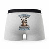 Caleçon Le Gynecologue Panda Grain - Humour Boxer Gris Idée Cadeau