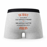 Caleçon Un Jimmy Aussi Génial - Humour Boxer Gris Idée Cadeau