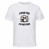 Maillot de Sport Homme Batterie J'peux Pas - T-Shirt Respirant Polyester Manches Courtes - Cadeau Sportif Anniversaire Noël Fête des Pères