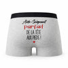 Caleçon Aide-Soignant Parfait de la Tête aux Pieds - Humour Boxer Gris Cadeau