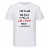 Maillot de Sport Homme Aide Soignant Ca n'existe Pas Homme - T-Shirt Respirant Polyester Manches Courtes - Cadeau Sportif Anniversaire Noël Fête des Pères