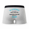 Caleçon Un Chaudronnier Formidable - Humour Boxer Gris Idée Cadeau