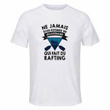 Maillot de Sport Homme Rafting Sexagenaire - T-Shirt Respirant Polyester Manches Courtes - Cadeau Sportif Anniversaire Noël Fête des Pères