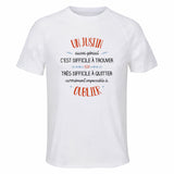 Maillot de Sport Homme pour Un Justin Aussi Genial - T-Shirt Respirant Polyester Manches Courtes - Cadeau Sportif Anniversaire Noël Fête des Pères