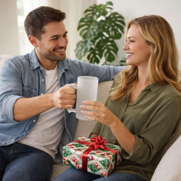 Idée Romantique cadeau Couple Saint Valentin Mariage Fiançailles Anniversaire Romantique Amoureux (Chope, Oeufs pour toi)
