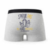 Caleçon Pierres Precieuses - Humour Boxer Gris Idée Cadeau Passion