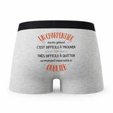 Caleçon Un Charpentier Aussi Génial - Humour Boxer Gris Idée Cadeau