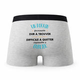 Caleçon Un Forain Formidable - Humour Boxer Gris Idée Cadeau