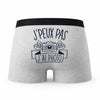 Caleçon Photo - Humour Boxer Gris Idée Cadeau Passion