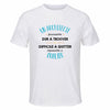 Maillot de Sport Homme pour Un Architecte Formidable Blanc - T-Shirt Respirant Polyester Manches Courtes - Cadeau Sportif Anniversaire Noël Fête des Pères