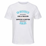 Maillot de Sport Homme pour Un Architecte Formidable Blanc - T-Shirt Respirant Polyester Manches Courtes - Cadeau Sportif Anniversaire Noël Fête des Pères