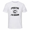 Maillot de Sport Homme Origami J'peux Pas - T-Shirt Respirant Polyester Manches Courtes - Cadeau Sportif Anniversaire Noël Fête des Pères