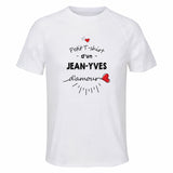 Maillot de Sport Homme pour Jean-Yves Damour - T-Shirt Respirant Polyester Manches Courtes - Cadeau Sportif Anniversaire Noël Fête des Pères