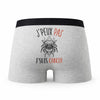 Caleçon Signe Cancer - Humour Boxer Gris Idée Cadeau Passion