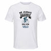 Maillot de Sport Homme Velo Octogenaire - T-Shirt Respirant Polyester Manches Courtes - Cadeau Sportif Anniversaire Noël Fête des Pères