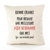 Housse de Coussin Premium Aide Soignante ça n'existe Pas - Coton Canvas Fairtrade Beige Idée Cadeau Décoration Canapé
