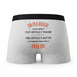Caleçon Un Pla Quiste Aussi Génial - Humour Boxer Gris Idée Cadeau