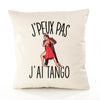 Housse de Coussin Premium Tango verson Blanc - Coton Canvas Fairtrade Beige Idée Cadeau Décoration Canapé