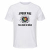 Maillot de Sport Homme Jeux De Role J'peux Pas - T-Shirt Respirant Polyester Manches Courtes - Cadeau Sportif Anniversaire Noël Fête des Pères