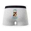 Caleçon Syrine la Plus Chouette - Humour Boxer Gris Idée Cadeau