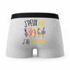 Caleçon Carnaval - Humour Boxer Gris Idée Cadeau Passion
